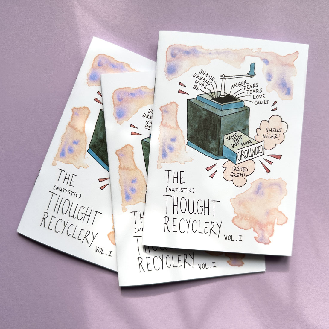 The autistic though recyclery, vol. 1 - a zine about being autistic, and ableism